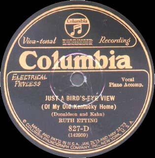 78-Just A Bird's Eye View - Columbia 827-D